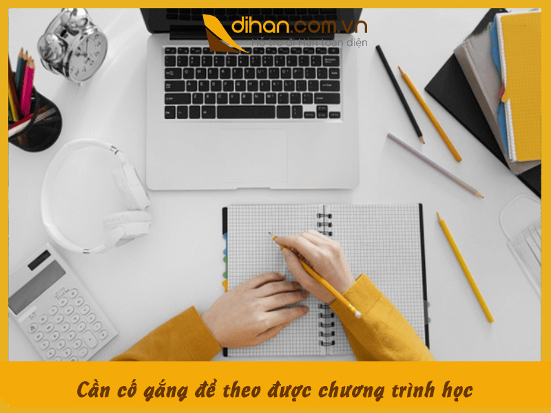 Cần cố gắng để theo được chương trình học tập tại Hàn Quốc