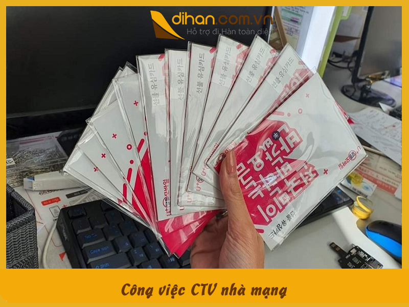 Công việc ctv nhà mạng