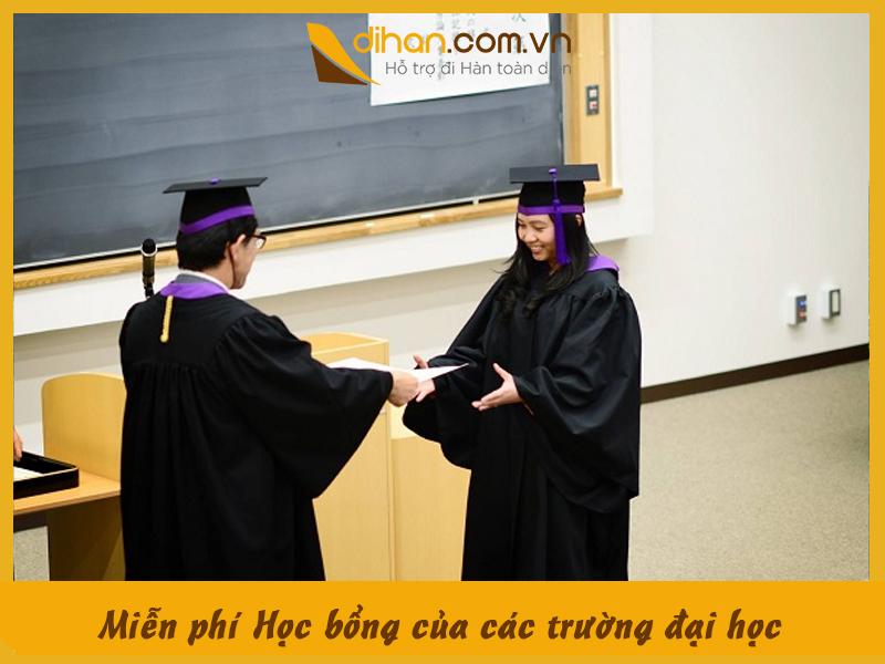 Du học Hàn Quốc miễn phí Học bổng của các trường đại học