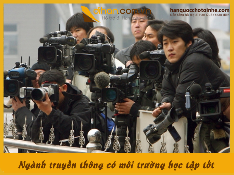 Du học Hàn Quốc ngành truyền thông có môi trường học tập tốt