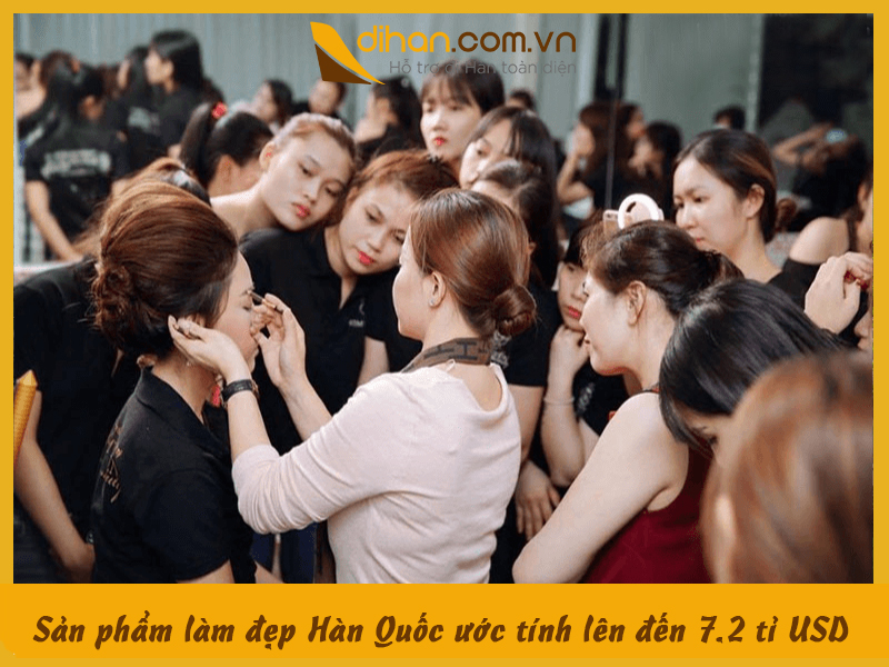 Sản phẩm làm đẹp Hàn Quốc ước tính lên đến 7.2 tỉ USD