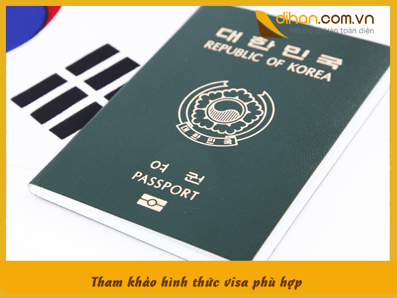 Tham khảo hình thức visa phù hợp